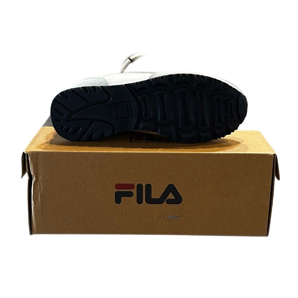 Fila Men's Classic White and Gray Sneakers - Picture 5 of 5